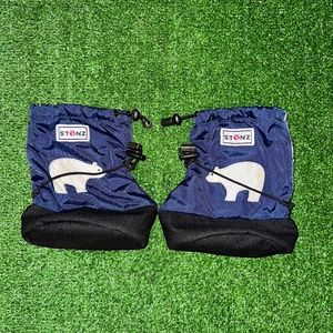 Stonz polar bear baby snow boots with removable fleece liners L. NEW in Bag.